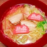 角煮の茹で汁でスープ☆沖縄そば風